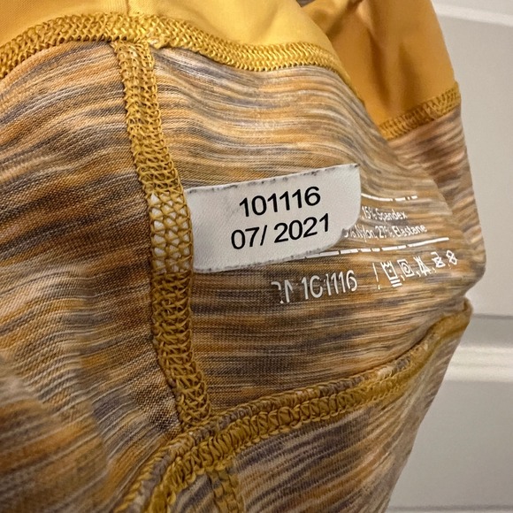 Outdoor Voices Freeform Flow Crop Top in Yellow, Women's‎ Size Medium - Picture 11 of 11